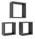Nicho Prat-K Decorare Preto - Kit 3 Peças
