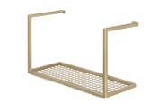 Nicho Prateleira de Ferro Estilo Industrial Organizador Aço Angra 36x15cm