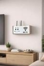 Nicho Prateleira Racks MDF Suporte Organizador WiFi DIVERTIDO