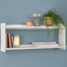Nicho Prateleira Suspensa MDF 40x90x18cm Organizador de Livros enfeites Sinanue