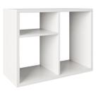 Nicho pratileira de parede mdf 45x15cm decorativo sixteem