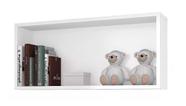 Nicho Retangular Decorativo 61x31x15cm Branco.