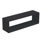 nicho retangular decorativo 70x15x15 preto Hub18