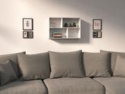 Nicho Retangular Prateleiras 60Lx38Ax15P BRANCO