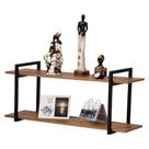 Nicho Sala e Quarto Preto Com Prateleiras Amadeirado 60cm
