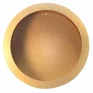 Nicho Simples Redondo 30x10 Mdf Madeira