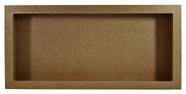 Nicho Simples Retangular 90x35x12 Mdf Madeira