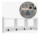 Nicho Suporte De Parede Casaco Bolsa Em Mdf 75cm Versatil