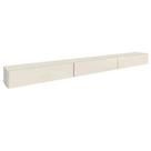 Nicho Suspenso Aspen 180cm com 3 Portas Edn Cor Off White Nicho Suspenso Aspen 180cm com 3 Portas Edn Cor Off White