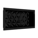 Nicho Texturizado Marmore Sintético Cozimax - 60x30cm - Preto