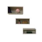 Nichos Decorativos Organizadores - Kit 03 Medidas - Branco