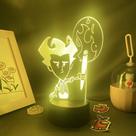 Night Light 3D Acrylic Don't Starve Character Wilson para crianças
