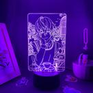 Night Light 3D Acrylic O jogo Messenger para dormitório estudantil
