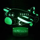 Night Light 3D Car Cartoon Anime LED Colorful Touch Visual