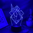 Night Light 3D Genshins Impacts Game Sign USB Touch Control