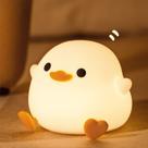 Night Light Crtivetoys Cute Duck Animal Silicone Recarregável