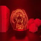 Night Light Dates A Lives Tokisakis Kurumis 3D LED Color Cha
