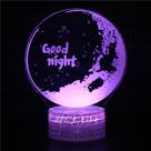 Night Light Goods Nights 3D LED com mudança de cor para crianças