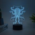Night Light Octopus 3D LED Creative Light Painting Anime