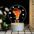 Night Light Toms and Jerrys Figure 3D Birthday para crianças