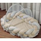 Ninho Baby Joy com Trança e Creme - Conforto e Segurança para Bebês Ninho Baby Joy com Trança e Creme - Conforto e Segurança para Bebês