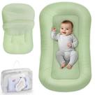 Ninho para Bebê Cpzzkq para Recém-nascidos de 0 a 24 Meses com Capa Verde Ninho para Bebê Cpzzkq para Recém-nascidos de 0 a 24 Meses com Capa Verde