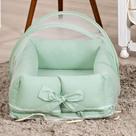 Ninho Redutor com Mosquiteiro Verde Menta - TIQUINHO BABY