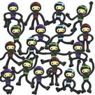Ninjas Dobráveis ArtCreativity - Conjunto com 48 Peças Ninjas Dobráveis ArtCreativity - Conjunto com 48 Peças
