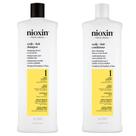 Nioxin Sistema 1 Scalp + Hair Shampoo 1000ml e Condi 1000ml
