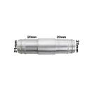 Nipe Conexão Emendar Mangueira Aluminio Adaptação 3/4 19mm