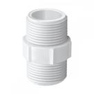Nipel Branco Krona Rosca 3/4'' - Kit C/50 Pecas