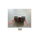 Niple 3/4" MxM Latão Cromado - 0200551 - Rieti