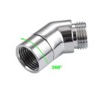 Niple curvo 45g cromo luxo c sobre porca giratoria macho-femea 1/2 1706cimp Niple curvo 45g cromo luxo c sobre porca giratoria macho-femea 1/2 1706cimp