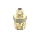 Niple De Redução Adaptador 1/2 Npt X 5/16 Sae Porca Cobre