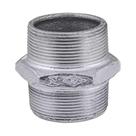 Niple Duplo Galvanizado 1" BSP - Conexão Rosca Macho