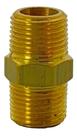 Niple Duplo Latão Npt 3/8 X 3/8 Macho Roscável Garden