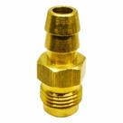 Niple para Mangueira Latão 3/8" SAE Macho x 3/8" BM