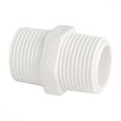 Niple Plastilit Rr 3/4 X 3/4 Branco - Kit C/50 Unidades