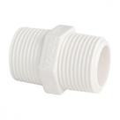 Niple Plastilit Rr 3/4 X 3/4 Branco - Kit C/50 Unidades