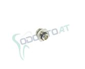 Niple uniao reta rosca 1/2 x 1/4 bsp macho latao - niquelado