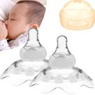 Nipple Shields YIYEE para amamentar recém-nascidos, 2 unidades com estojo
