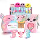 Niskite Presentes de Axolote para Meninas: Kit Temático de Axolote para Meninas de 4 a 8 Anos - Ideias Perfeitas de Presente de Natal e Aniversário