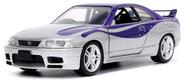 Nissan Skyline GT-R BCNR33 Velozes e Furiosos Jada 1/32