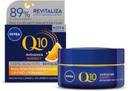 NIVEA Creme Facial Antissinais Q10 Energy Noite 50g - Creme que atua à noite para deixar sua pele il