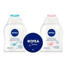 NIVEA Hidratação e Cuidados Íntimos Kit Creme Hidratante + Sabonete Íntimo