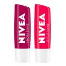 NIVEA Hidratante Labial Shine Kit com 2 unidades
