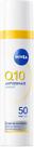 NIVEA Q10 Antissinais Fluido Diário FPS 50 40ml, Reduz e Combate Rugas, Pré-Maquiagem, Toque Seco, T