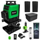 Nível A Laser 12 Linhas 2 Baterias Com Receptor De Linha A Laser, Suporte De Parede, Base Elevatória