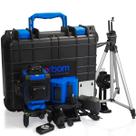 Nível A Laser 16 Linhas Com Tripé Autonivelador Profissional 2 Baterias Recarregável