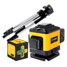 Nível a Laser 3D 12 Linhas e 2 Linhas com Tripé Controle Remoto Alta Precisão